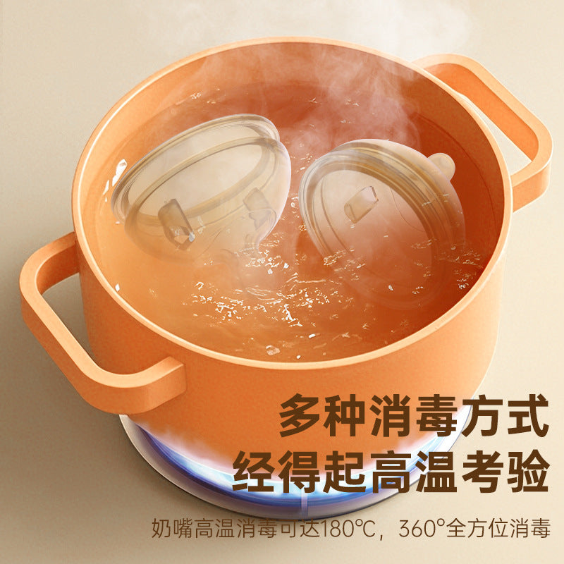 Factory direct sales adapt to the same pacifier baby weaning bottle accessories wide diameter silicone simulation pacifier