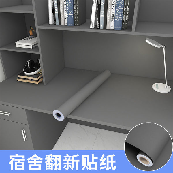 Sticker sticker tablecloth self-desk dormitory table wallpaper renovation color change dormitory table renovation wardrobe decoration desktop