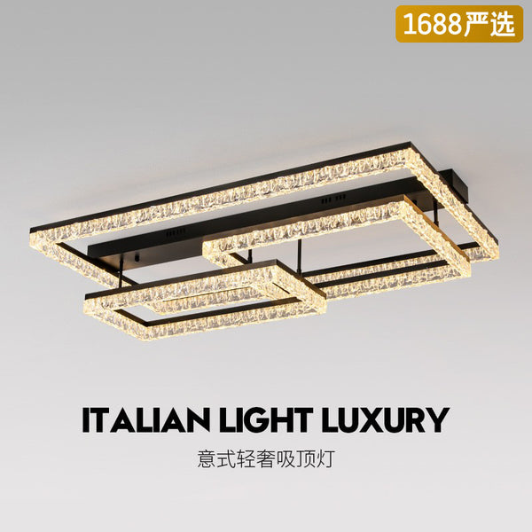 [Strict Selection] 2025 New Light Luxury Hall Main Lighting Modern Simple Atmosphere Advanced Sensing LED Ceiling Light