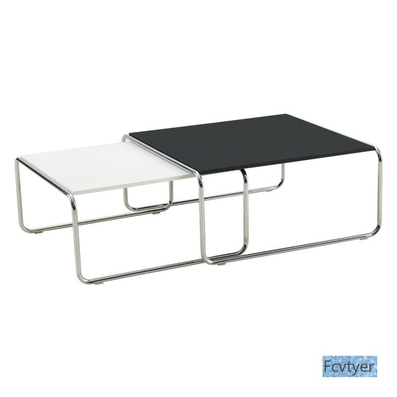 Langyujia for homewrought iron coffee table side table living room sofa creative coffee table bracket combination paint combination cream style