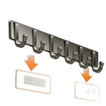 No-drill adhesive clothes hangers, wall-mounted hooks, self-adhesive hooks for entryways, bathroom damage-free hooks