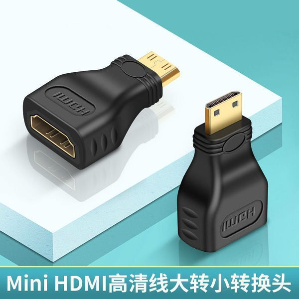 MiniHDMI to HDMI female high definition cable 1.4 converter SLR camera host adapter