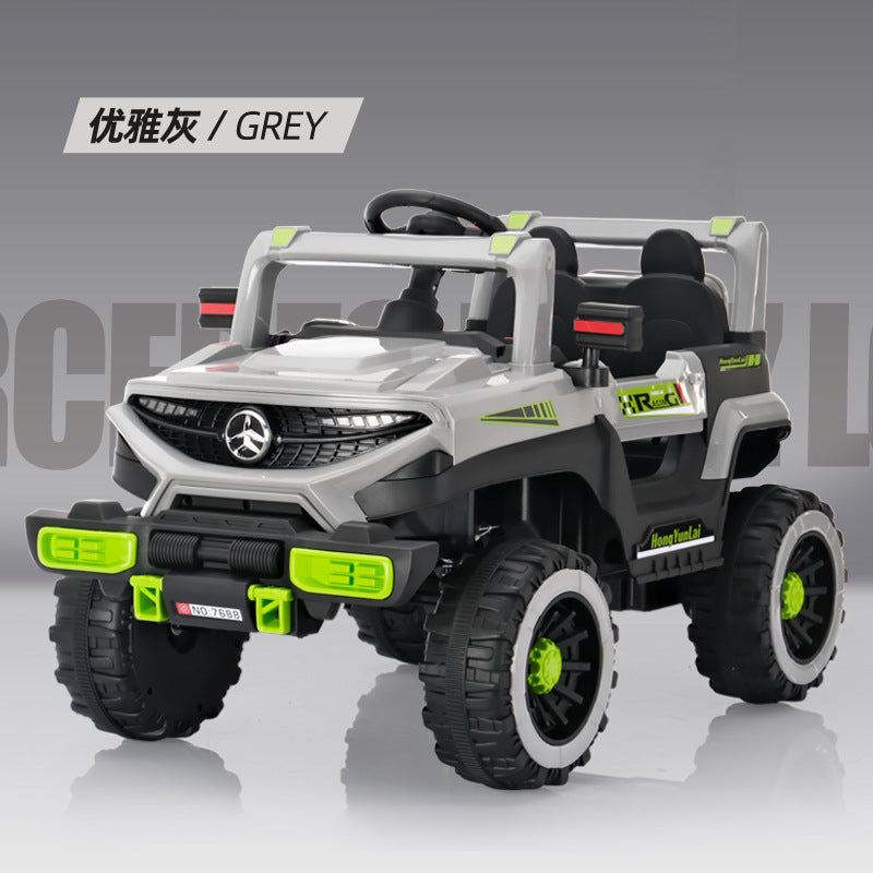 Popular children's electric toy car can seat charging four-wheel remote control car can carry baby electric four-wheel drive
