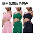 New solid color eco-friendly polyester sports bra for women - running, barely-there feel, fitness tank top with padded bra