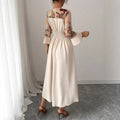 fall/winter new arrival: women's elegant and romantic sleeveless maxi dress - french style for cross-border e-commerce