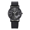 Women's fashion mesh strap heart-shaped minimalist watch - wholesale hot seller for aliexpress, large dial quartz watch for cross-border e-commerce