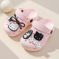 Kids' clogs: summer indoor anti-slip cartoon sandals for girls and boys, toddler and infant beach sandals for outdoor wear