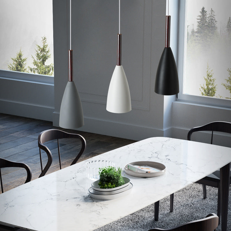 Wholesale pendant lights: modern minimalist nordic style bedside, restaurant, and three-light chandeliers - trending cross-border small package lighting