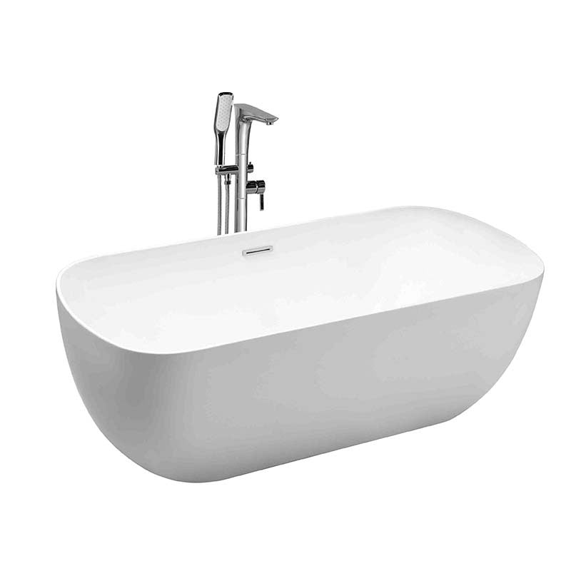 Sannora bathroom size apartment hotel acrylic oval thin edge adult independent bathtub 1.7 meters