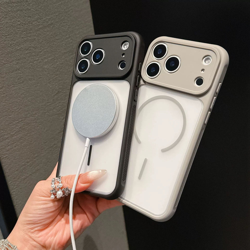 Macaron frosted magnetic phone case for xiaomi 17, apple 16, drop-proof huawei mate 80 protective cover