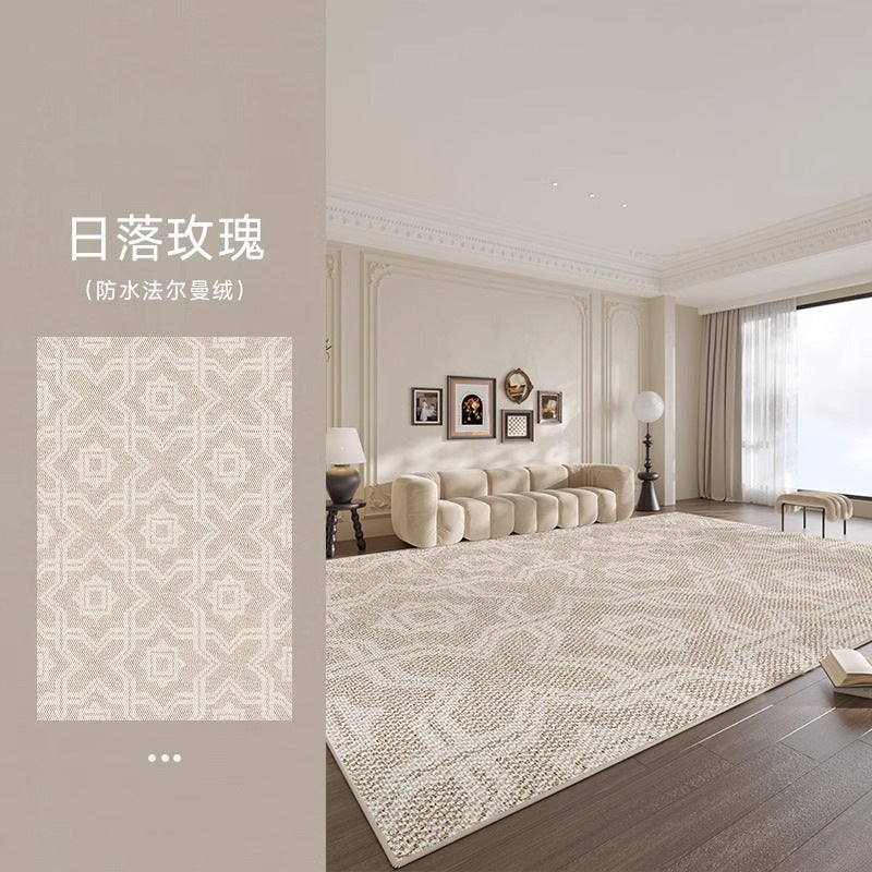 Carpet living room bedroom accessible luxurynew arrival bedside no-wash and wipeable room classy sense no-maintenance sofa waterproof floor mat