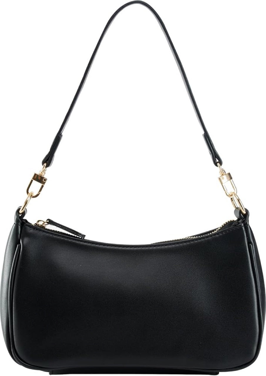 PU women's shoulder bag chain handbag large capacity multi-compartment crossbody commuter cosmetics storage bag