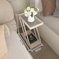 Extremely narrow bedside table casual bedroom bedside small slit storage rack accessible luxury sofa side table glass bedside table none