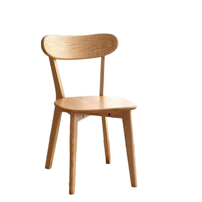 Solid wood chair backrest chair home dining table chair restaurant dining stool office chair leisure chair solid wood desk chair