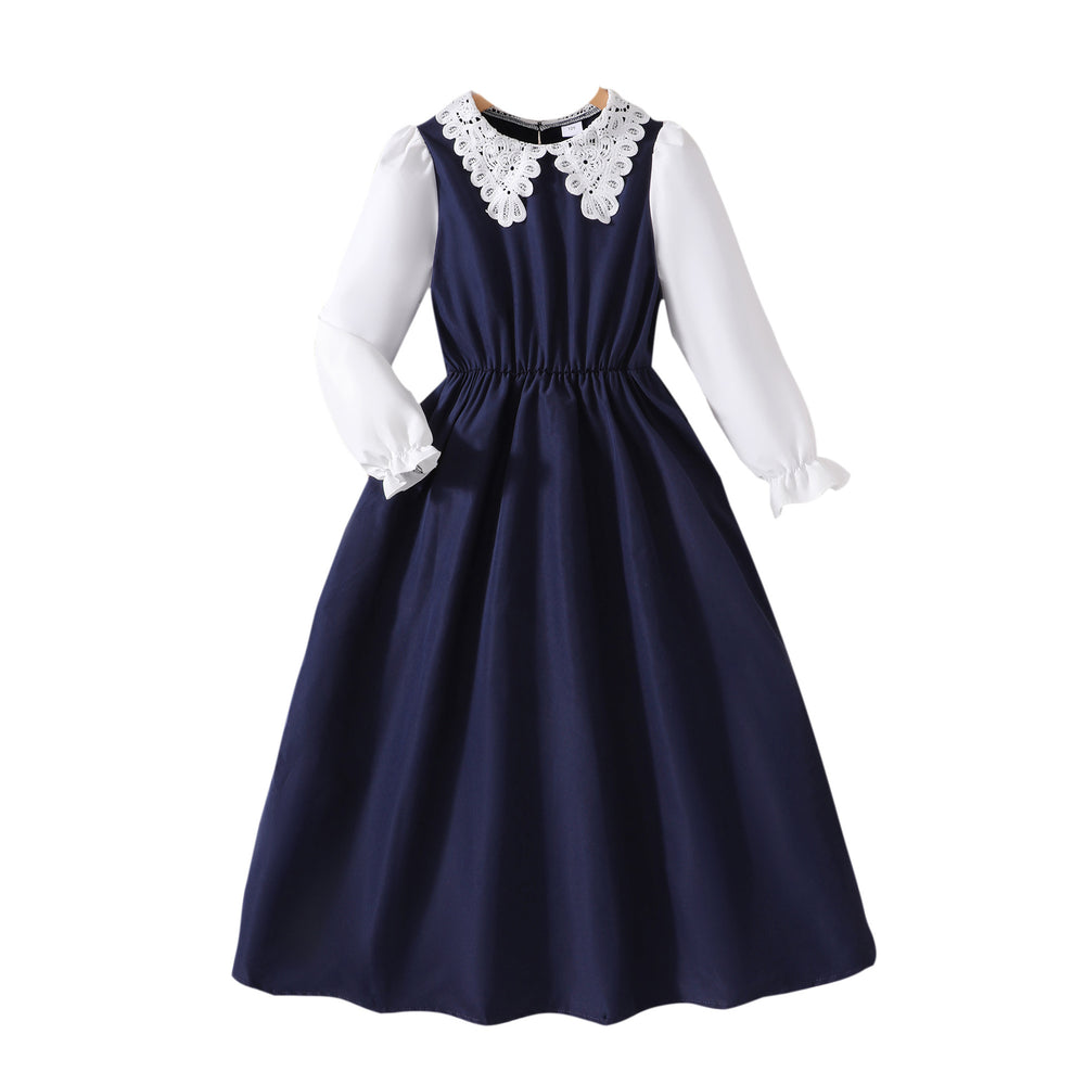 Girls' (tall) dress, peter pan collar dress
