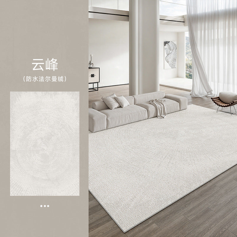 Distribute living room carpets  new style no-wash and wipeable sofa cream style waterproof bedroom bedside high-end floor mat