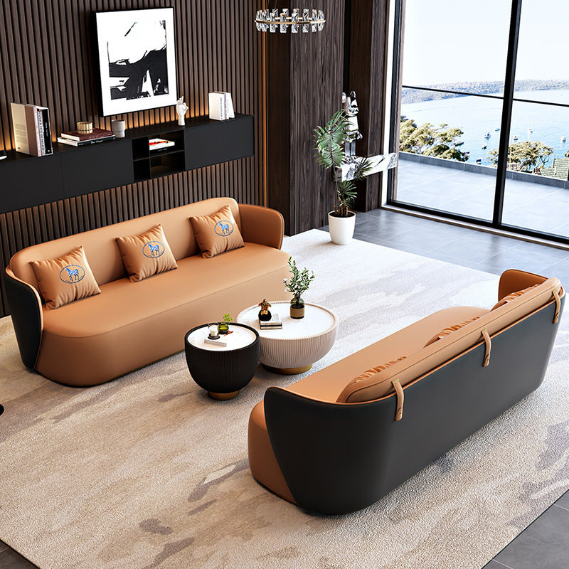 Luxury living room hotel lobby office negotiation reception table and chair sofa new chinese style coffee table set