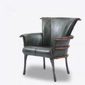 Medieval style tribal palm tea room owner chair sofa chair living room accessible luxuryclassy genuine leather retrocasual tea chair