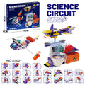 Kids puzzle stereo building large capsules electrical building blocks toys mechanical electric circuit science and education physics small experiment