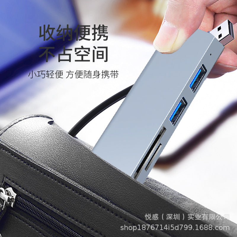 Factory direct amazon hot-selling type-c to usb expansion hub 3.0 card reader usb splitter