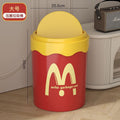 Accessible luxury large capacity trash can cute for home creative bathroom good looking bedroom office living room paper basket