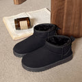Snow boots plus sizeexportwinternew arrivalflatsshort barrel northeast cotton shoes fleece-linedthickenedheattech snow boots for women