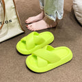 2025 hot-selling minimalist versatile criss-cross bow thong sandals for women - summer outdoor wear, trendy anti-slip beach slippers