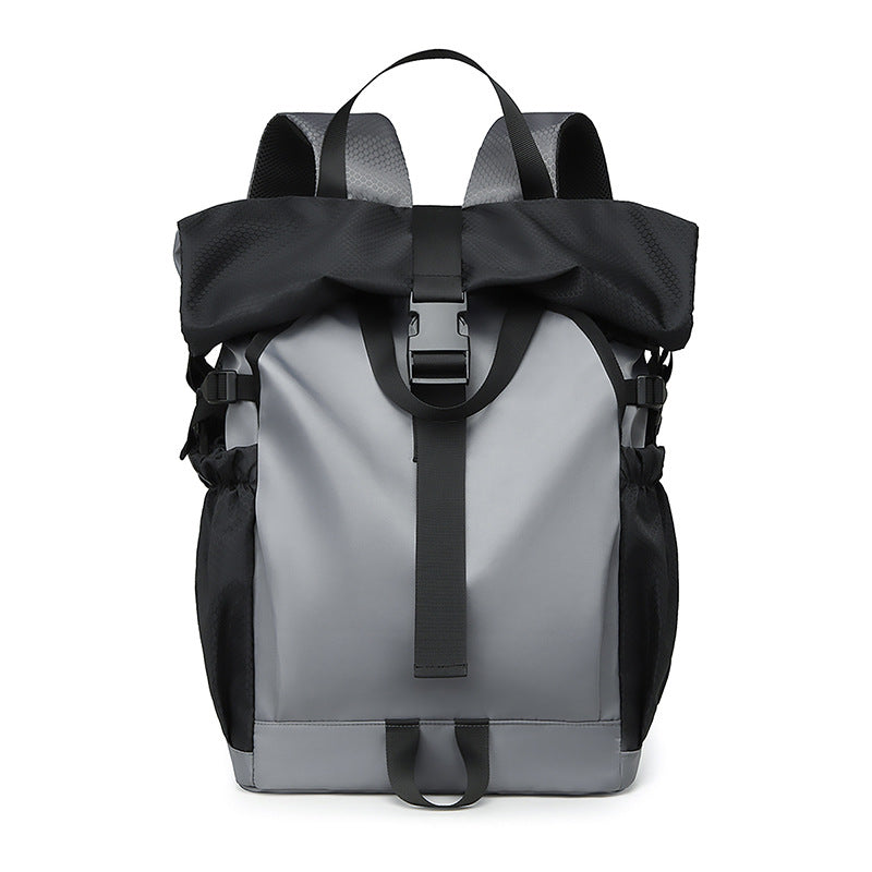 Street Trend Functional Wind Backpack Men's Lightweight Outdoor Sports Backpack Large Capacity Casual Backpack