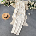 Fall and winter socialite tweed style wear women's knitting shirt three-piece sleeveless vest cardiganoutwear hip-covering skirt