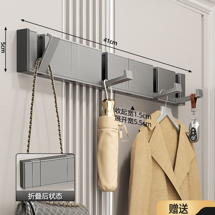 Invisible hook entryway no-drill over-the-door clothes hanger wall-mounted entryway coat hook - premium quality