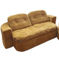 Vintage-inspired vacuum-sealed kangaroo sofa: creative, compact, and foldable for small living spaces - a lazy sofa bed for casual lounging