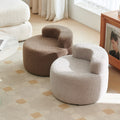Cream style sofa stool for home small stool back chair low stool small bench casual round stool door shoe changing stool
