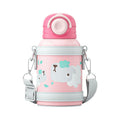 High-style kids' insulated water bottle: food-grade 316 stainless steel, thickened, drop-proof, portable, and with a fun pop-up lid