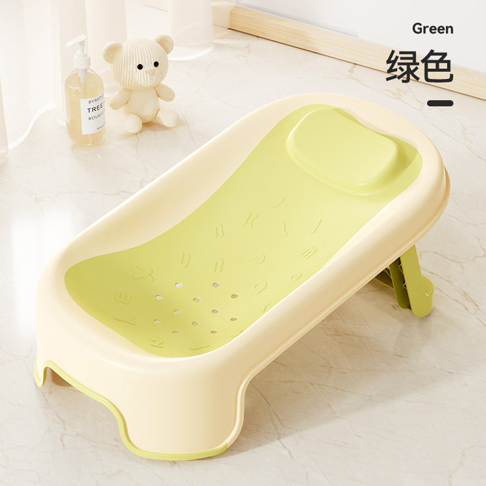 Baby bath support seat - sit & lie down, anti-slip bath pad, newborn bath net, bath mat, bath bed