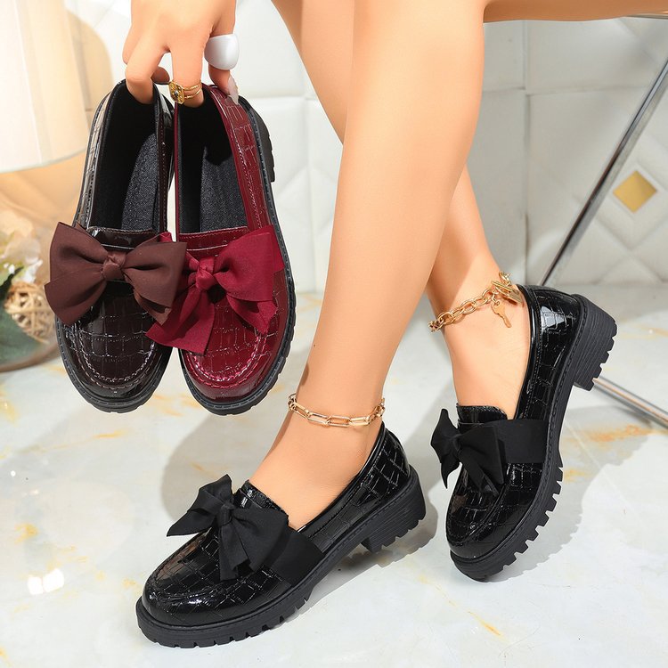 spring/autumn new arrival: plus-size chunky sole loafers for women, sizes 36-42. wholesale available. perfect for , , and other cross-border e-commerce platforms