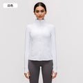 Fall and winternew arrival yoga sports outwear women's elastic zipper running fitness yoga long sleevestopsjacketz18031