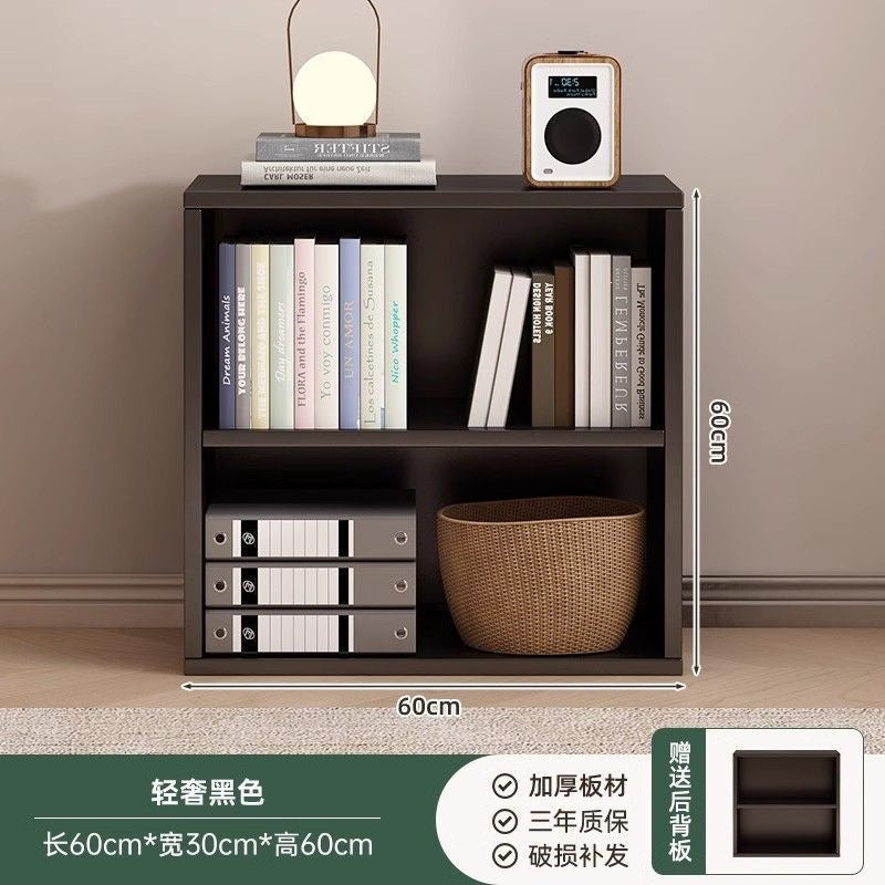 Bookcase for home standing cabinet bookshelf floor-standing storage rack living room storage cabinet small narrow cabinet dust-proof storage cabinet storage cabinet