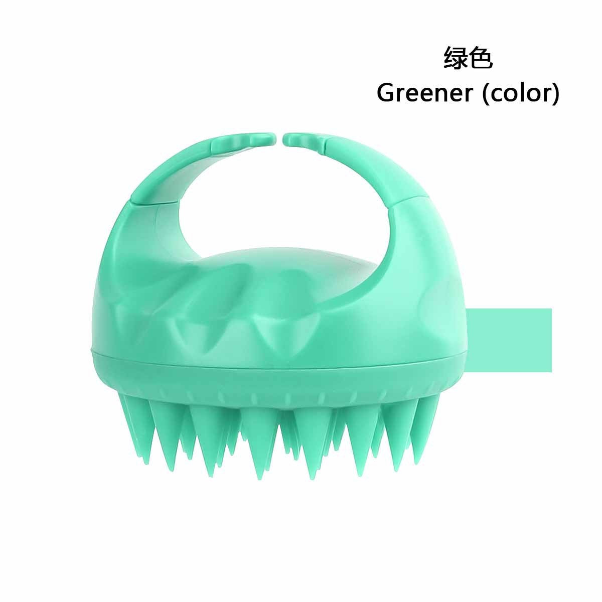 Color Silicone Shampoo Brush Massage Brush Shampoo Artifact Head Massage Comb Hair Grabber Household Silicone Shampoo Brush