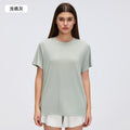 【customization available】loose fit women's short-sleeve yoga & activewear t-shirt - factory direct, supports custom oem/odm