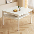 Dining table double-layer small table square table for home desk computer table small apartment dining table chess and card room mahjong table