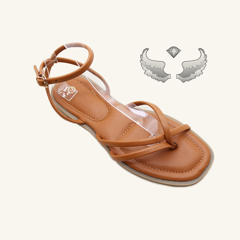 Wholesale Ladies Sandals Foreign Trade Factory Chaozhou Women's Shoes Fashion Mezzanine Flat Beach Sandals