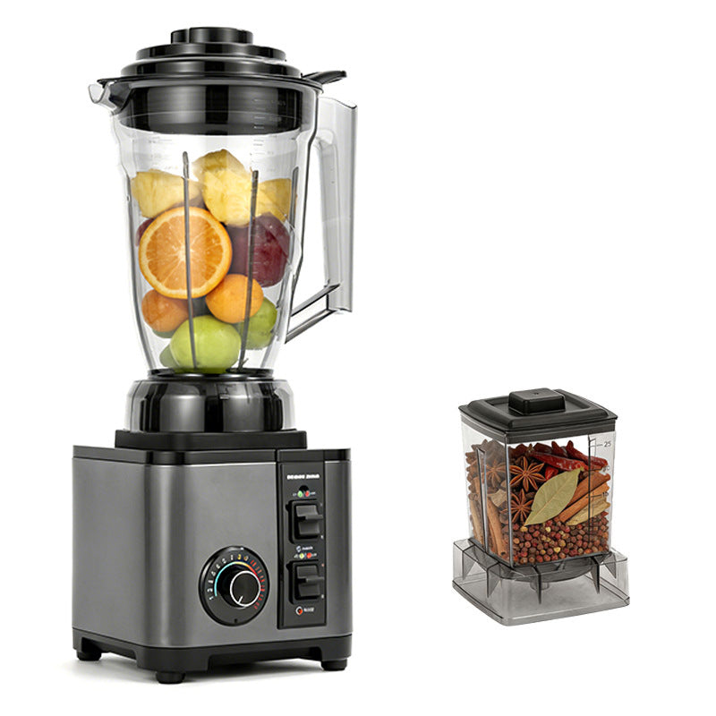 Commercial high-power blender & food processor - quiet, multi-functional juicer, smoothie maker, ice crusher, and juice extractor