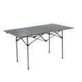 Outdoor foldable camping table and chair set - portable picnic roll-up table, chairs, coffee table - complete camping gear and supplies