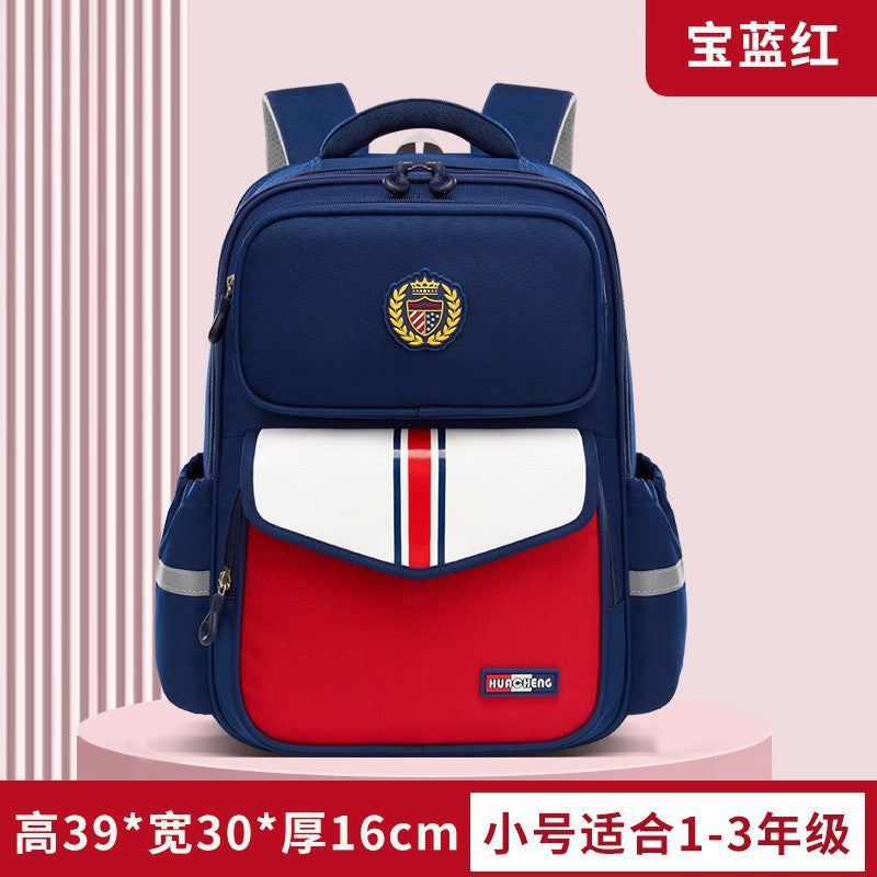 foreign trade schoolbag british style girl kids backpack to reduce the burden of spine protection primary school student schoolbag wholesale