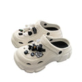 Crocs women's summeroutwear feeling of stepping on shit, thick sole non-slip 2024 new arrival beach toe sandals and slippers summer
