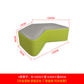 Sectional sofa minimalist creative irregular stool kindergarten office mall rest area negotiation reception table and chair sofa