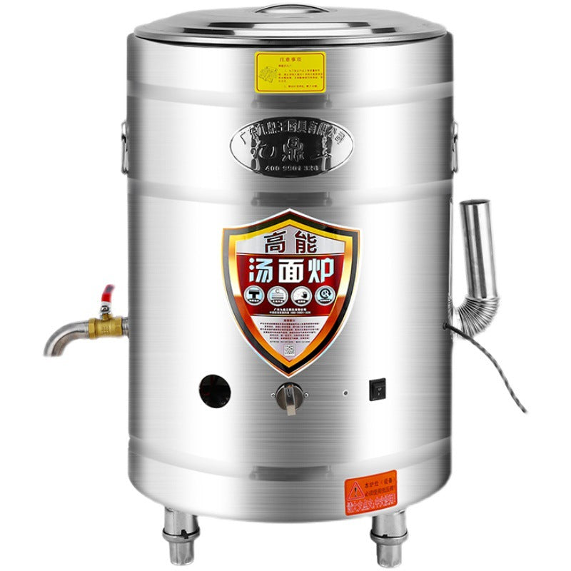 Jiudingwang noodle cooker commercial multifunctional gas electric gas soup pot energy-saving braised pork boiled soup porridge stove