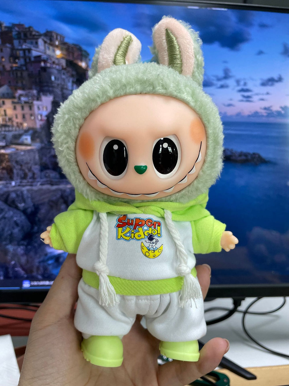 Labubu doll clothes only - 17cm plush doll cute dress-up outfit for generations 1, 2, and 3 - sports set
