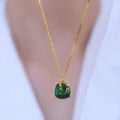 New trendy niche design d letter earrings for women, 925 sterling silver needle, elegant green stud earrings, wholesale ear jewelry