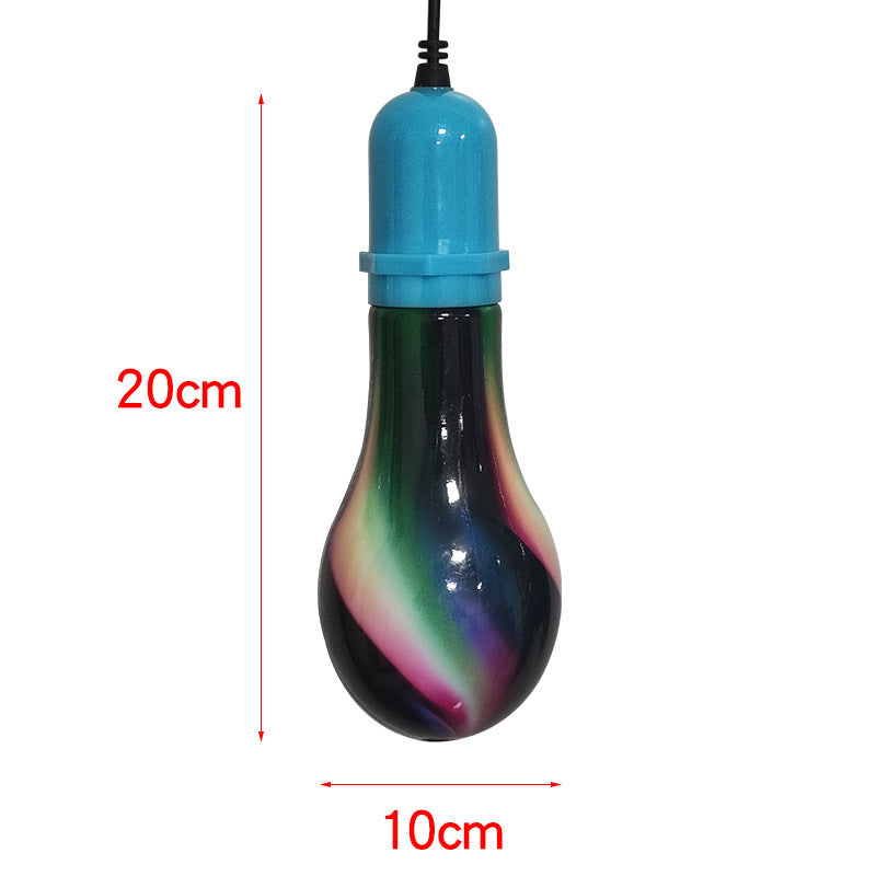 Internet celebrity led colorful glazed amber wishing light blessing hanging tree light outdoor lighting project decorative atmosphere light